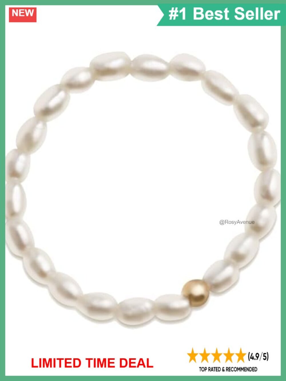 14K Gold Filled Dainty Stackable Freshwater Pearl Ring Women's